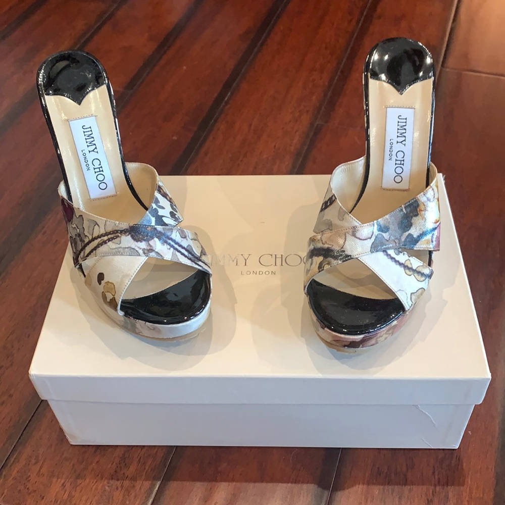 Jimmy Choo wedge heels